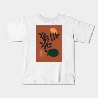 Boho Terracotta Plant 1 Kids T-Shirt